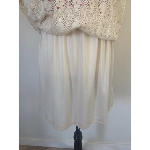 Flying Tomato Cream and Orange Sundress Sleeveless Mini - Picture 7 of 7